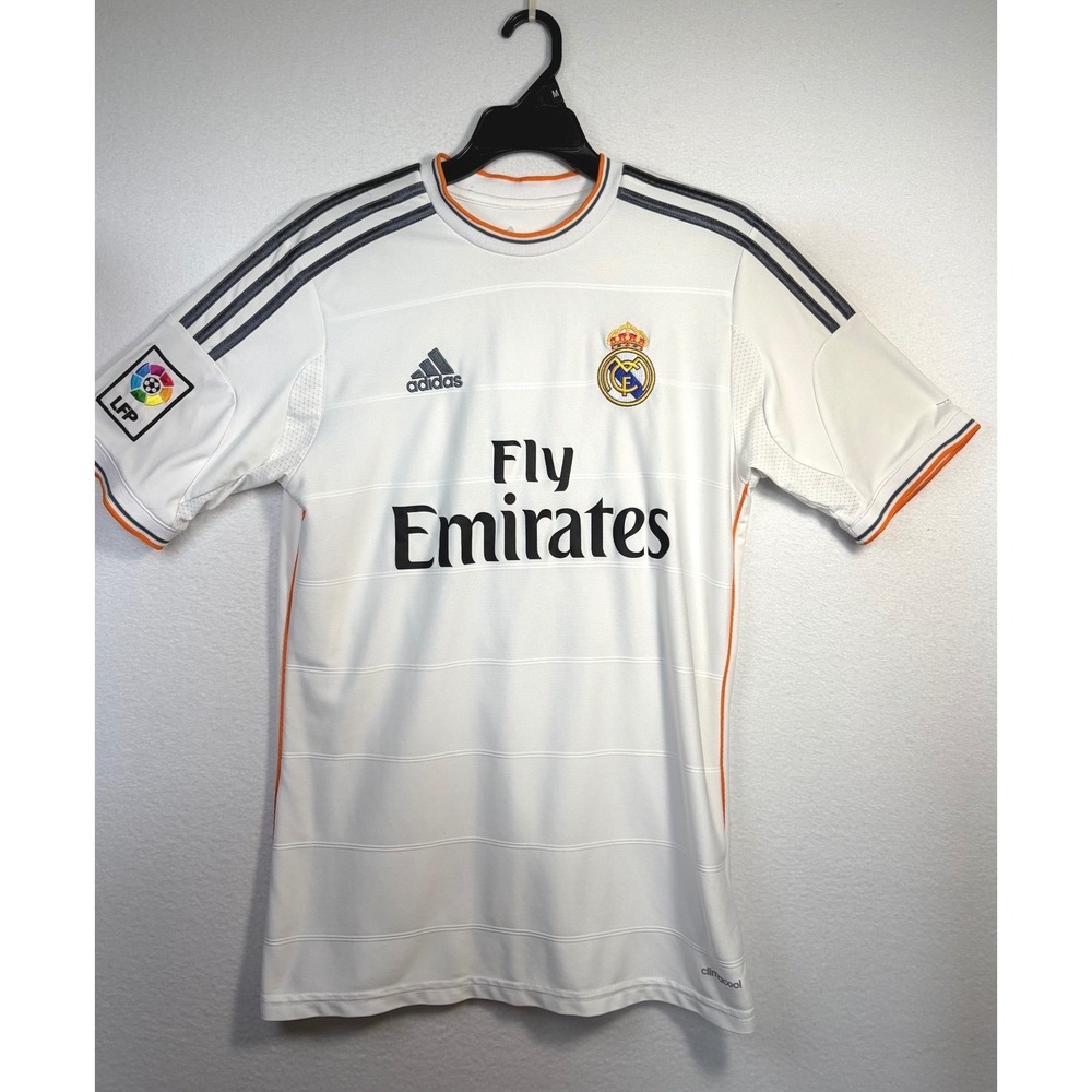 Adidas Real Madrid Jersey Mens XL White Excellent Di Maria 22 Home 2013-14 Kit